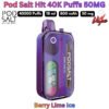 Pod Salt Hit 40000 Puffs 50MG Berry Lime Ice in Abu Dhabi