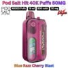 Pod Salt Hit 40000 Puffs 50MG Blue Razz Cherry Blast in Sharjah
