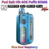 Pod Salt Hit 40000 Puffs 50MG Blue Sour Raspberry in UAE
