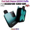 Pod Salt Nexus 12000 Puffs 50MG Aqua Mint in Abu Dhabi