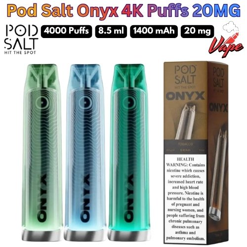 Pod Salt Onyx 4000 Puffs 20MG All Flavor