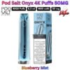 Pod Salt Onyx 4000 Puffs 50MG Blueberry Mist in Sharjah