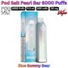 Pod Salt Pearl Bar 6000 Puffs 20MG Blue Gummy Bear in Abu Dhabi