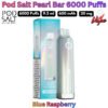 Pod Salt Pearl Bar 6000 Puffs 20MG Blue Raspberry in Ajman