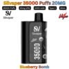 Silvaper 35000 Puffs 20MG Blueberry Bomb in Abu Dhabi