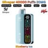 Silvaper 40000 Puffs 20MG Blueberry Ice in Sharjah