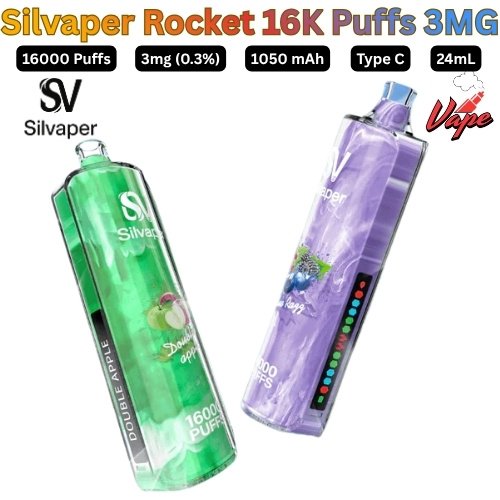 Silvaper Silva Rocket 16000 UAE – The Ultra-Low Nicotine Step-Down