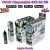 VGOD Disposable Pod 4KR 4000 Puffs 50MG Apple Bomb in UAE