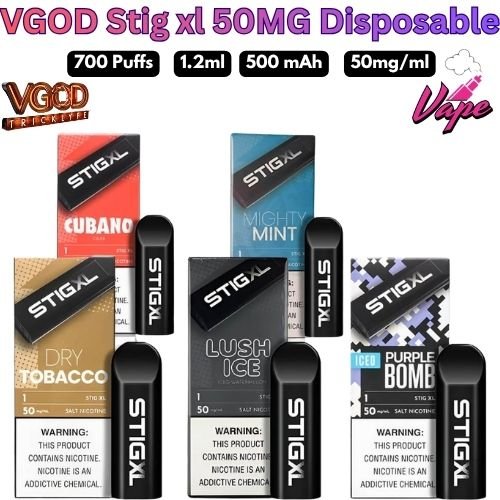 VGOD Stig XL 50MG Disposable Pod All Flavors in UAE