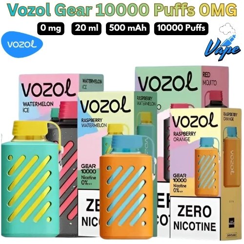 Vozol Gear 10000 Puffs 0MG All Flavors in Dubai