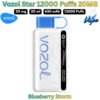 Vozol Star 12000 Puffs 20MG Blueberry Storm in Ajman