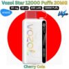 Vozol Star 12000 Puffs 20MG Cherry Cola in Sharjah