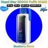 Vozol Star 20000 Puffs 20MG Blueberry Storm in Sharjah