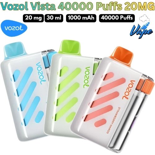 Vozol Vista 40000 Puffs 20MG All Flavors in Dubai