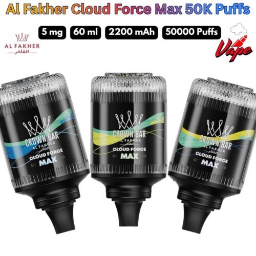 Al Fakher Cloud Force Max 50000 Puffs 5MG All Flavors