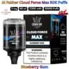 Al Fakher Cloud Force Max 50000 Puffs 5MG Blueberry Gum