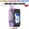 Al Fakher Crown Bar Ultra 40000 Puffs 50MG Lush Ice