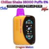 Chillax Shake 35000 Puffs 50MG Dragon Melon Disposable Vape in UAE