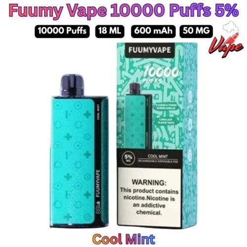 Fuumy Vape 10000 Puffs 50MG Cool Mint Disposable Vape in UAE