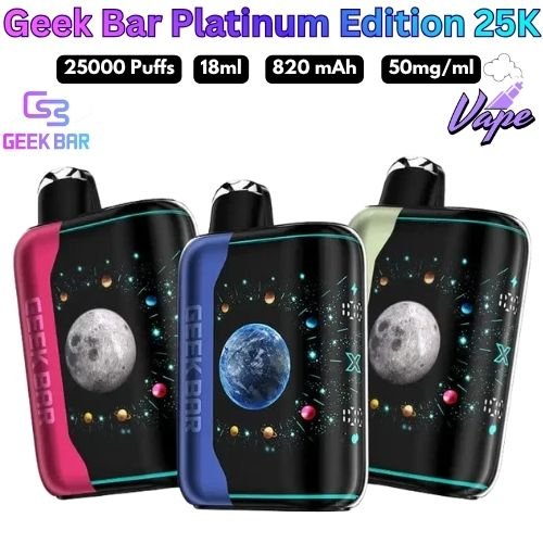 Geek Bar Platinum Edition 25000 Puffs 50MG All Flavors UAE