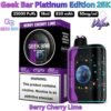 Geek Bar Platinum Edition 25000 Puffs 50MG Berry Cherry Lime Dubai