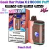 Geek Bar Pulse X 2 50000 Puffs 50MG Peach Bull in Sharjah