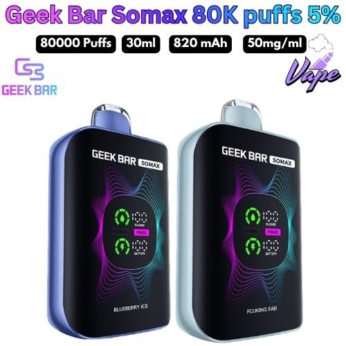Geek Bar Somax 80000 puffs 50MG All Flavors UAE