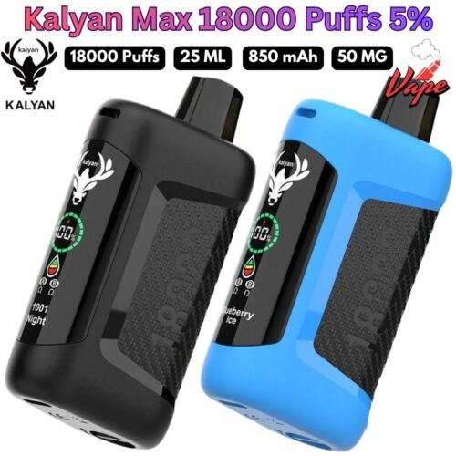 Kalyan Max 18000 Puffs 50MG All Flavors Disposable Vape in UAE