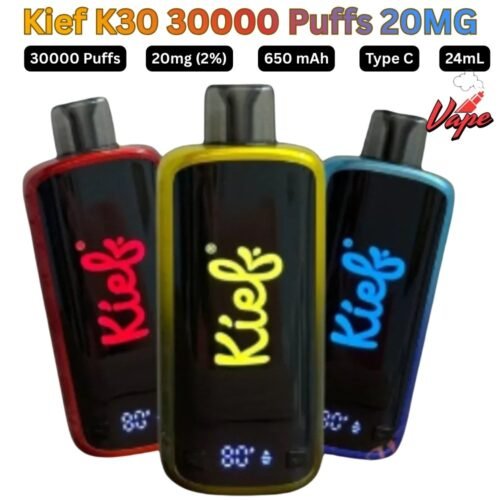 Kief K30 30000 Puffs 20MG All Flavors Disposable Vape in UAE