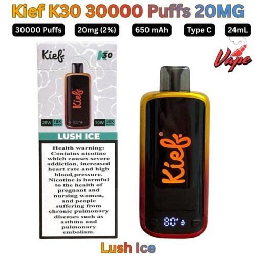 Kief K30 30000 Puffs 20MG Lush Ice Disposable Vape in UAE