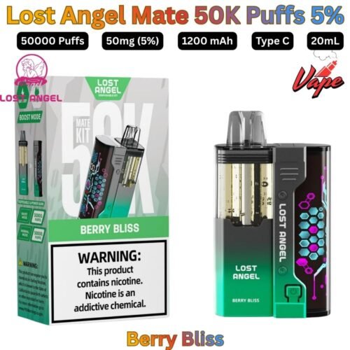 Lost Angel Mate 50000 Puffs 50MG Berry Bliss Disposable Vape in UAE