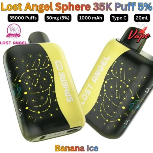Lost Angel Sphere 35000 Puffs 50MG Banana Ice Disposable Vape in UAE