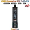 VNSN Quake Ice 50000 Puffs 50MG Peach Ice Disposable Vape in Dubai
