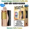 Vozol Mega 50000 Puffs 50MG Banana Taffy Freeze