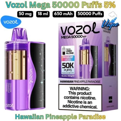 Vozol Mega 50000 Puffs 50MG Hawaiian Pineapple Paradise