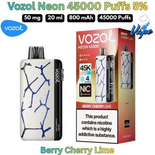 Vozol Neon 45000 Puffs 50MG Berry Cherry Lime