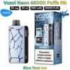 Vozol Neon 45000 Puffs 50MG Blue Razz Ice