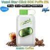 Vozol Star Click 50000 Puffs 50MG Arabic Coffee Disposable Vape in UAE