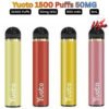 Yuoto 1500 Puffs 50MG All Flavors Disposable Vape in UAE