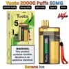 Yuoto 20000 Puffs 50MG Banana Ice Disposable Vape in UAE
