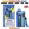 Yuoto 20000 Puffs 50MG Blueberry Ice Disposable Vape in UAE
