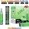 Yuoto Bubble 4000 Puffs 50MG Aloe Blackcurrant Disposable Vape in UAE