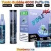 Yuoto Bubble 4000 Puffs 50MG Blueberry Ice Disposable Vape in UAE