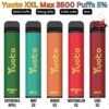 Yuoto XXL Max 3500 Puffs 50MG All Flavors Disposable Vape in UAE